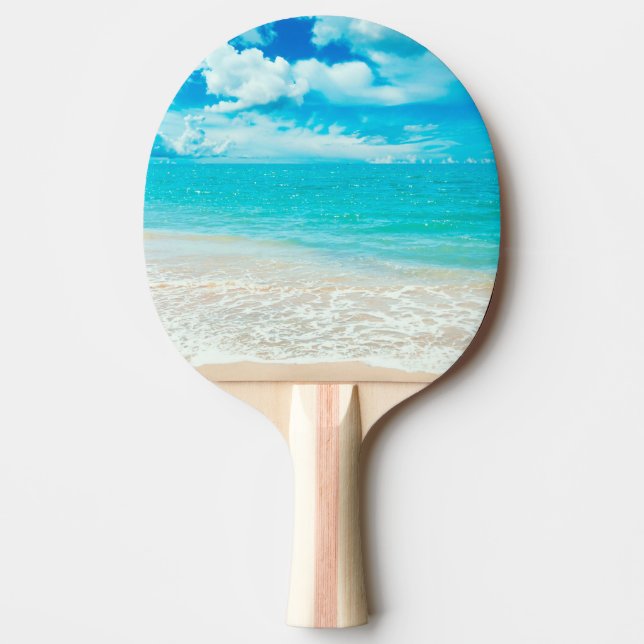 Schöner Sommer-Strand Tischtennis Schläger (Vorderseite)