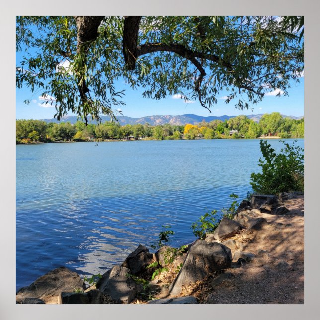 Schöner Sommertag Stadtpark Fort Collins CO Poster (Vorne)