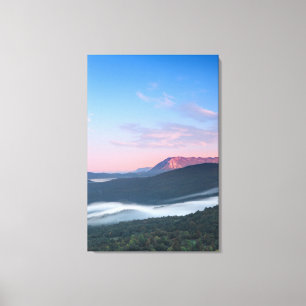 Schöner Sonnenaufgang Blick auf Nanos von Šilentab Leinwanddruck