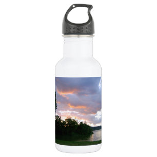Schöner Sonnenaufgang entlang des Ohio River Trinkflasche