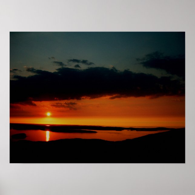 Schöner Sonnenaufgang Poster (Vorne)