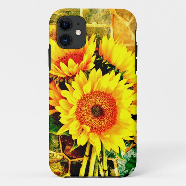 Schöner Sonnenblumen iPhone 5 Fall Case-Mate iPhone Hülle (Rückseite)