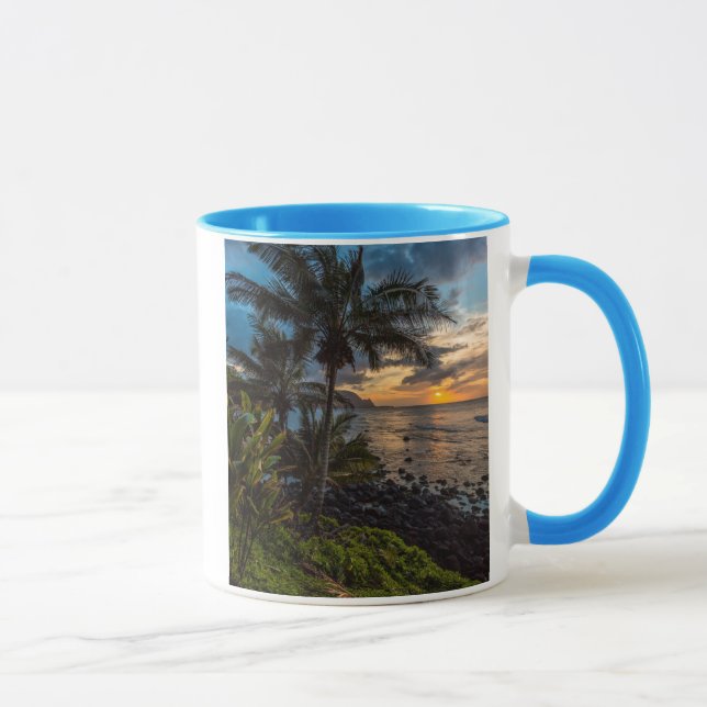 Schöner Sonnenuntergang 2 Tasse (Rechts)