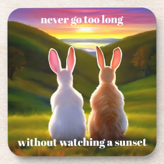 Schöner Sonnenuntergang Getränkeuntersetzer