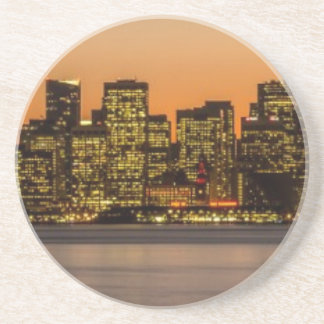 Schöner Sonnenuntergang in San Francisco Getränkeuntersetzer