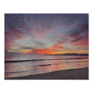 Schöner Sonnenuntergang - Marina Del Rey, CA Fotodruck