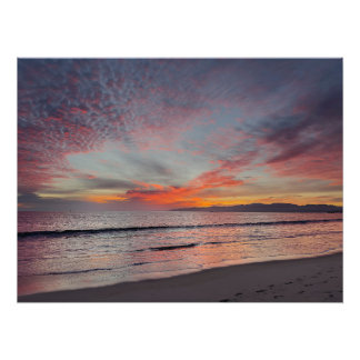 Schöner Sonnenuntergang - Marina Del Rey, CA Fotodruck