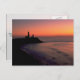 Schöner Sonnenuntergang: Montauk Point Light House Postkarte (Vorne/Hinten)