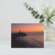 Schöner Sonnenuntergang: Montauk Point Light House Postkarte (Stehend Vorderseite)