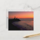 Schöner Sonnenuntergang: Montauk Point Light House Postkarte (Vorderseite/Rückseite Beispiel)