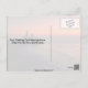 Schöner Sonnenuntergang: Montauk Point Light House Postkarte (Rückseite)
