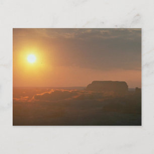 Schöner Sonnenuntergang: Sonnenuntergang, Quasr-E Postkarte