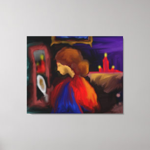 Schöner Spiegel Leinwanddruck