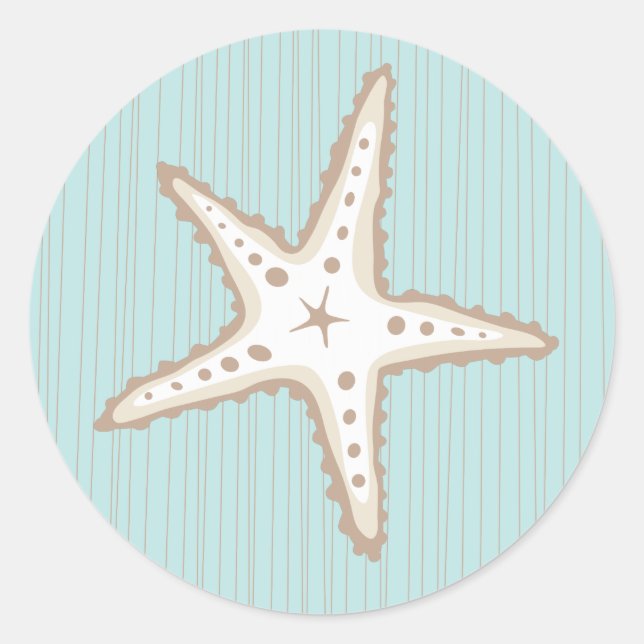 Schöner Starfish Sticker (Vorderseite)