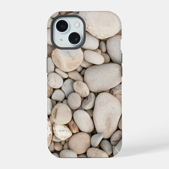 schöner Stein iPhone 15 Hülle (Rückseite)