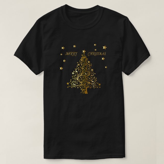 Schöner sternenklarer metallischer T-Shirt (Design vorne)