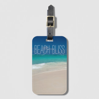 Schöner Strand Bliss Gepäckanhänger