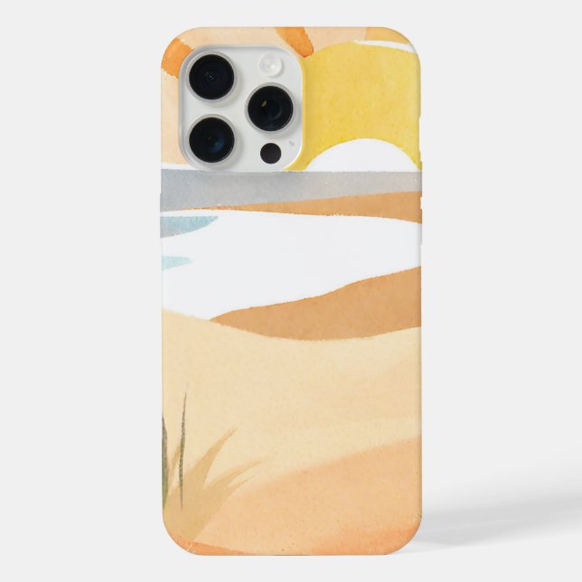 schöner Strand iPhone 15 Pro Max Hülle (Rückseite)
