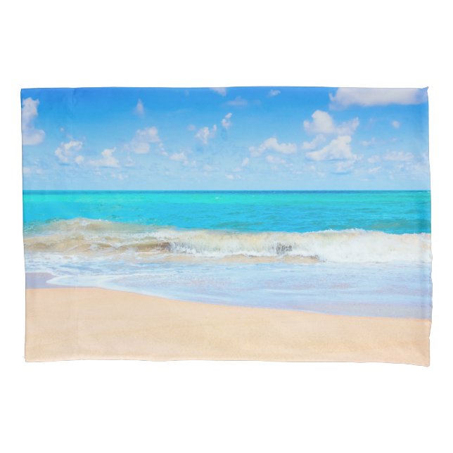 Schöner Strand Kissenbezug (Vorderseite)