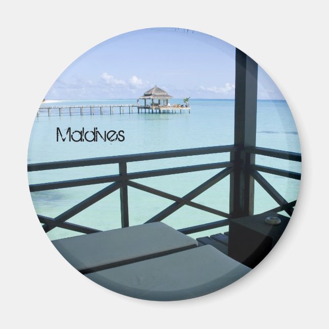 Schöner Strand Magnet (Vorne)