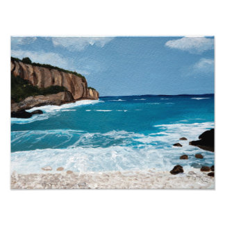Schöner Strand | Meer, Strand, Ozean | Italien Fotodruck