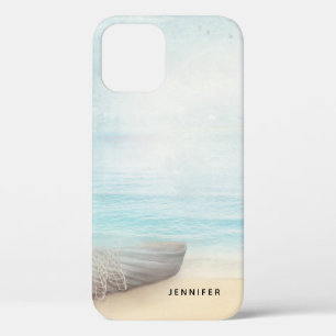 Schöner Strand mit Rowboat & Fishing Net Case-Mate iPhone Hülle
