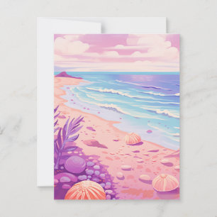 Schöner Strand Postkarte
