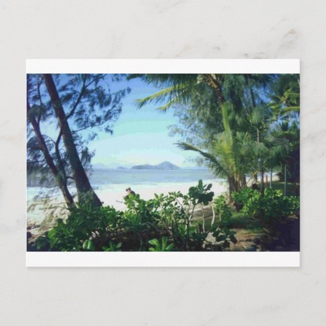 SCHÖNER STRAND POSTKARTE (Vorderseite)