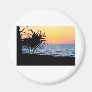 SCHÖNER STRAND-SONNENUNTERGANG MAGNET