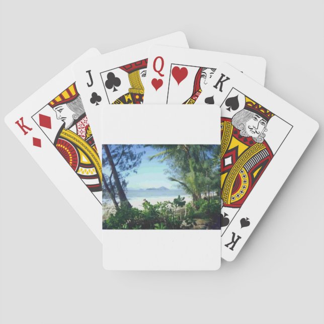 SCHÖNER STRAND SPIELKARTEN (Rückseite)