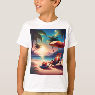 schöner Strand T-Shirt