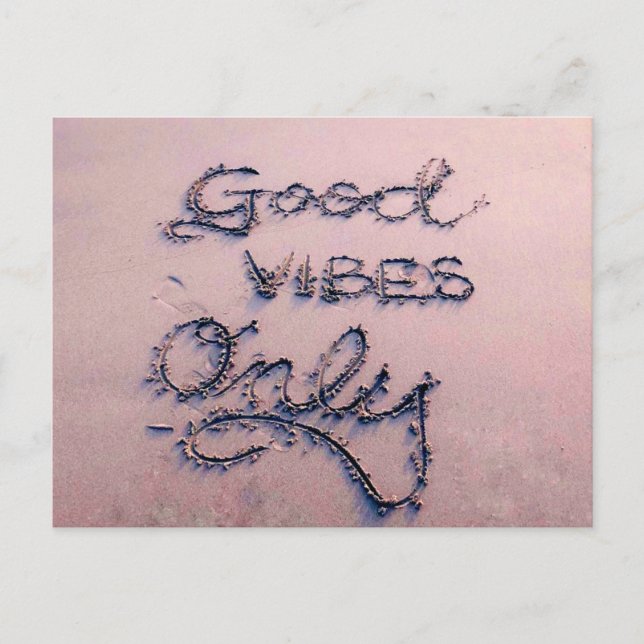 Schöner Strand und Sand Postkarte (Vorderseite)