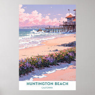 Schöner Strand von Kalifornien Poster