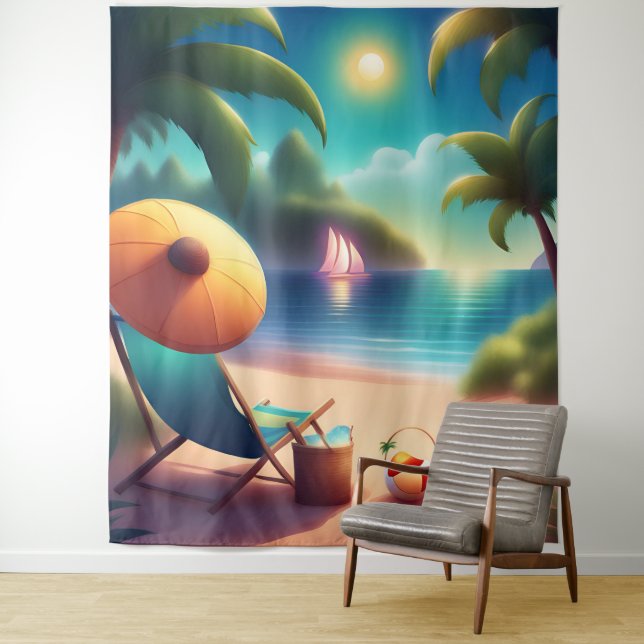 schöner Strand Wandteppich (Beispiel)