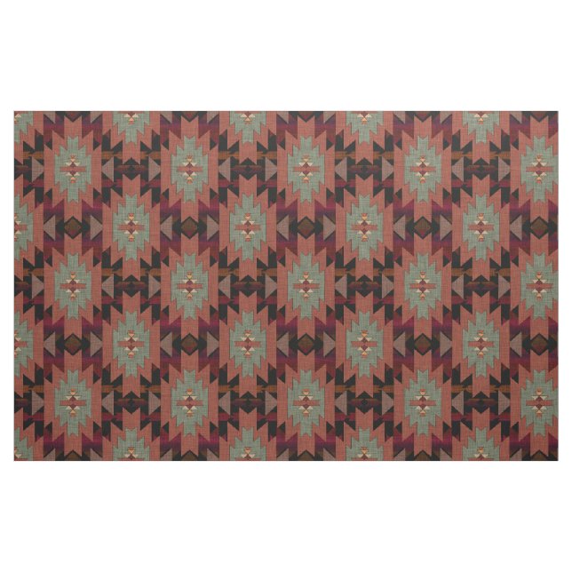 Schöner südwestlicher Rustikaler Braun Stil Stoff (Fat Quarter (45,7 x 55,9 cm))