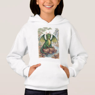 Schöner süßer Drache Hoodie