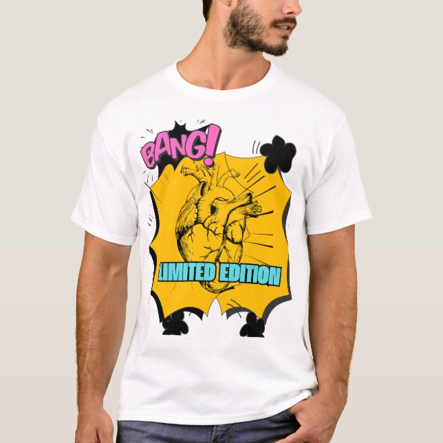 Schöner T - Shirt für Herzdesign (Vorderseite)