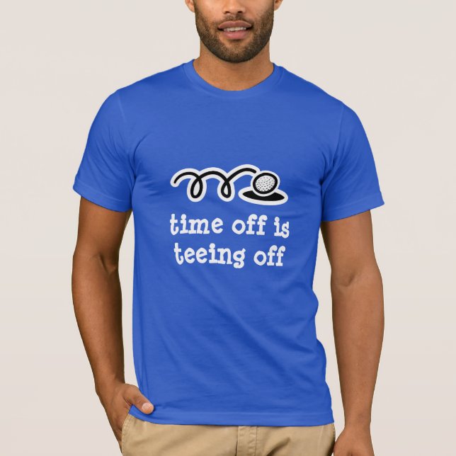 Schöner T - Shirt mit Golf Spaß (Vorderseite)