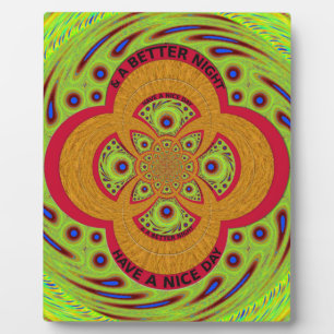 Schöner Tag Fotoplatte