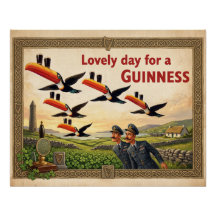 Schöner Tag für ein Guinness Premium-Kunstposter