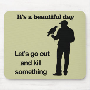 Schöner Tag für Falconry Mousepad