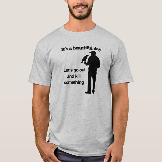 Schöner Tag für Falknerei T-Shirt (Vorderseite)