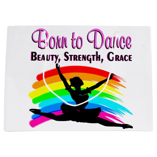 SCHÖNER TANCER GROßE GESCHENKTÜTE (Vorderseite)