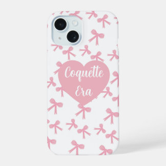 Schöner Telefoncase mit rosa Schleife iPhone 15 Hülle