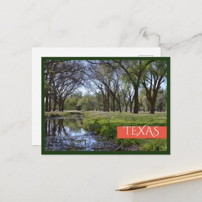 Schöner Texas Park Postkarte (Vorderseite/Rückseite Beispiel)