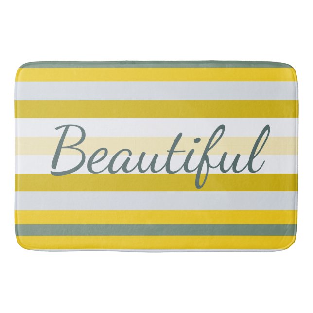 Schöner Text kann entfernt werden Badematte (Vorderseite)