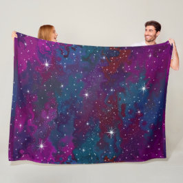 Schöner, transparenter Night Sky Fleecedecke