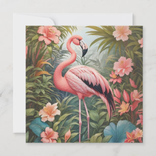 Schöner tropischer Flamingo Bird