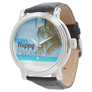 Schöner tropischer Strand Armbanduhr