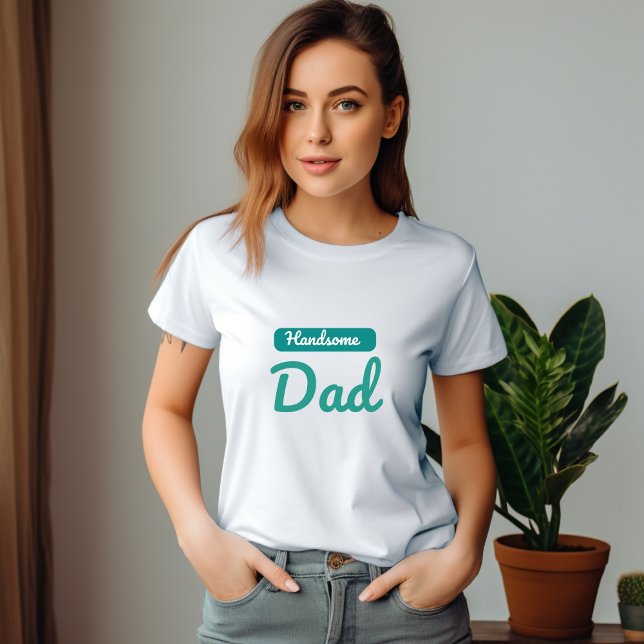 Schöner Vater - der beste Titel, den ein Mensch ha T-Shirt (Von Creator hochgeladen)